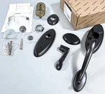 Baldwin Landon Dummy Two Point Handleset Venetian Bronze 853451122RFD. Fixed Price $344.00.