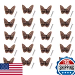 Dophee 20PCS Butterfly Drawer Knobs Single Hole Decorative Cabinet Handles. Fixed Price $32.60.