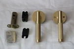 Emtek 5109US4 TAUS4 Passage Knurled Right Handed Satin Brass Finish Read Desc. Fixed Price $109.72.