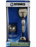 Brink's Passage Handleset Interior Ball Doorknob Satin Nickel Finish Brinks. Fixed Price $34.99.