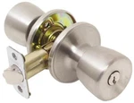 New Mintcraft TS600V Satin Stainless Tulip Entry Door Lockset 6995476. Fixed Price $9.49.