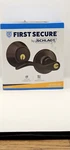First Secure By Schlage Deabolt & Lever Security Set Bronze. Fixed Price $40.00.