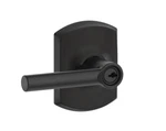 Schlage F51A Brw 622 Grw Broadway Lever With Greenwich Trim In Matte Black. Fixed Price $22.00.