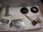 Omnia Single Cylinder Modern Low Profile Auxiliary Deadbolt MODDBA34.38.10B Orb. Fixed Price $49.99.