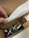 Schlage FCT59LAT619CEN Lever Full Plate, Satin Nickel. Fixed Price $141.99.
