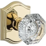 Baldwin HDCRYTAR003 Reserve Half Dummy Crystal Knob And Traditional Arch Rose Li. Fixed Price $93.36.