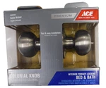 Ace Premium Colonial Bed & Bath Door Knob Satin Nickel 3902VB. Fixed Price $23.95.