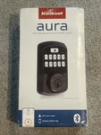 Kwikset Aura Bluetooth Keypad/smart Lock - Venetian Bronze. Fixed Price $39.99.