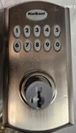 Kwikset KPT/955/GED2600 Electronic Door Lock Satin Nickel For Parts Only. Fixed Price $40.00.