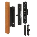 Pcs 1105 Black Diecast Hardwood Handle Surface Hook Sliding Door Pull. Fixed Price $57.52.