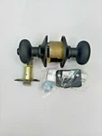 Schlage F40PLY622 Plymouth Privacy Lock Door Knob Set Matte Black. Fixed Price $19.32.