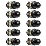 Crutello Passage Door Knob For Hall And Closet - Ball Style, Matte Black Inte.... Fixed Price $85.64.