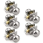 Knobwell Brushed Nickel Closet Door Square Rosette Interior Passage. Fixed Price $66.98.