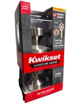 Kwikset Pismo Round Satin Nickel Exterior Entry Door Knob W/ Microban Technology. Fixed Price $29.88.