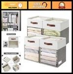 Foldable Storage Cubes 4 Pack - Linen Bins With Clear Window & Handles, 13"X13. Fixed Price $53.99.