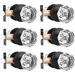 Orger 6 Pack Passage Crystal Door Knobs, Keyless Non-locking Interior Ha.... Fixed Price $149.62.