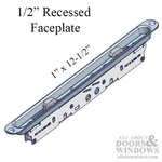 2 Point Double Hook Sliding Door Lock With Face Plate. Fixed Price $42.40.