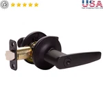 Keyed Entry Door Handle Lockset Adjustable Latch Security Lever Home Garage New. Fixed Price $25.77.