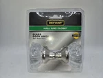 Defiant 2-1/4 In. Satin Nickel Victorian Glass Door Knob Per PACK/1 Set. Fixed Price $14.95.