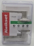 Kwikset Doorknob For Hall Closet, Balboa Satin Nickel, (92001-525) New/sealed. Fixed Price $18.99.