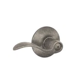 Schlage Accent Privacy Lever, Distressed Nickel. Fixed Price $63.04.