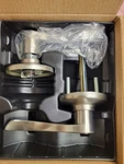 Kwikset 300BL 15 6AL Rcs Bed And Bath Privacy Lockset Door Lever - Satin Nickel. Fixed Price $24.99.