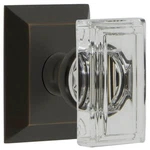 Grandeur Fsqccr Prv 234 Cs Carre Crystal Solid Brass Privacy Door - Bronze. Fixed Price $322.50.