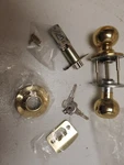 Yale 700C Entry Cirrus Knob Privacy, Polished Brass. Fixed Price $20.00.