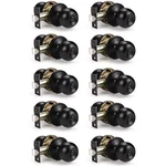 10 Pack Matte Black Door Knobs Privacy Bed And Bath Loc. Fixed Price $77.55.