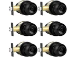 New Probrico Black Square Privacy Door Knobs For Bedroom Bathroom, 6-PACK. Fixed Price $69.99.