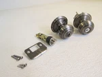 Schlage Keyed Entrance Door Knob Antique Pewter. Fixed Price $18.50.