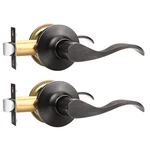Gobekor 2 Pack Oil Rubbed Bronze Door Handles Interior Passage Levers For. Fixed Price $44.81.
