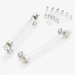 Ceymio 6 Pack Glass Handles Pulls For Cabinets Drawers, Kitchen. Fixed Price $74.70.