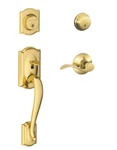 Schlage Double Cylinder Door Handleset Right Handed F62 Cam 505 Acc 605 Brass. Fixed Price $55.00.