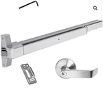 Dynasty Hardware DYN-500P-06 Push Bar Panic Exit Device Aluminum, With Lever. Fixed Price $79.99.