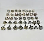 Mother Of Pearl Brass Knob Eastern Inspired Cabinet Drawer Pull. Fixed Price $5.38.