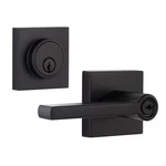 Miseno MLK2022 Lorton Flat Bar Keyed Entry Door Lever Set W/deadbolt-matte Black. Fixed Price $50.99.