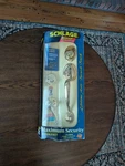 Schlage Ultima Bright Brass Maximum Security Handleset: Model F360V (new). Fixed Price $49.99.