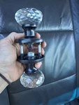 Knobwell Crystal Glass Door Knobs Lock Set Black Privacy/passage Interior Use. Fixed Price $52.50.