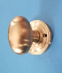 Baldwin HD.ELL.TRR.044, Ellipse Dummy Door Knob Round Rose, Polished Brass. Fixed Price $23.21.