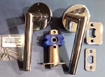 Emtek 5109STULHUS26 Stuttgart Passage Lever Handle Disk Rosette, Polished Chrome. Fixed Price $52.96.