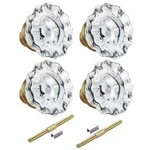 Newliplace 2 Mortise Lock Glass Door Knobs Pack, Antique Brass. Fixed Price $42.99.