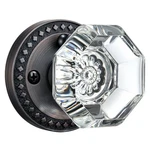 Glass Door Knobs With Lock, Oil Rubbed Bronze Crystal Interior For.... Fixed Price $44.22.