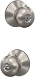 Schlage Plymouth Keyed Entry Panic Proof Door Knob Set F51A. Fixed Price $22.99.
