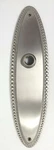 Signature Hardware Solid Forged Dummy Beaded Door Plate Nickel Trim Only New!. Fixed Price $29.99.