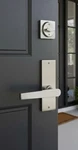 Weiser Lock Modern Kim Entry Handleset Deadbolt Satin Nickel LI7410 Tkc New Box. Fixed Price $75.00.