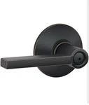 Schlage F40 716 Latitude Door Lever, Bed & Bath Privacy Lock, Aged Bronze. Fixed Price $21.00.