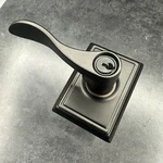 Schlage F51-ACC-ADD Accent Single Cylinder Keyed Entry Door Lever Bronze. Fixed Price $62.99.