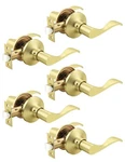 Mengico 5 Pack Gold Modern Interior Passage Door Handles, Keyless Knob F.... Fixed Price $81.89.