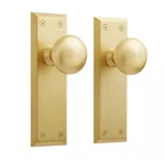 Signature Hardware SH552122SB New York Brass Passage Interior Door Set S.. Fixed Price $45.00.